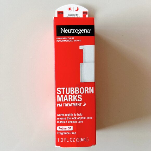 Neutrogena Stubborn Marks PM Treatment with Retinol SA, 1 OZ - Picture 1 of 3